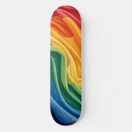 Månadsmönster för stolthet mini skateboard bräda 18,5 cm