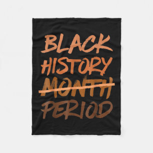 Månadsperiod för svart historia Melanin African Am Fleecefilt