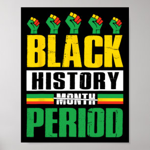 Månadsperiod för svart historik, Bhm African Ameri Poster