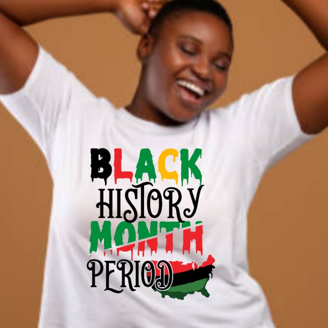 Månadsperiod för svart historik t shirt (Skapare uppladdad)