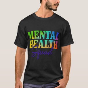 Månadsproblem för psykisk hälsomedvetenhet på häls t shirt