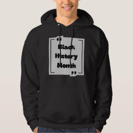 Månadssamling för svart historik hoodie