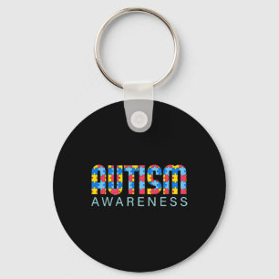 Månadssupport för medvetenhet om autism 1 nyckelring