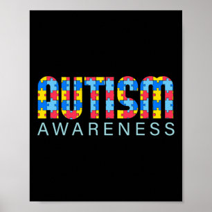 Månadssupport för medvetenhet om autism 1 poster