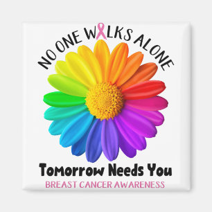 Månadsvis med bröstcancermedvetenhet Ribbon Gift Magnet