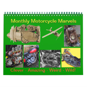Månadsvisa motorcykelnivåer 2016 kalender