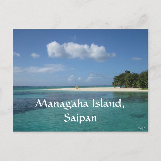 Managaha Island, Saipan Vykort (Framsida)