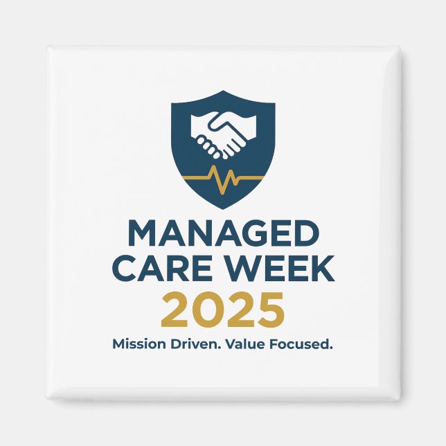 Managed Care Week 2025 - 2,25 tums magnet (Framsidan)