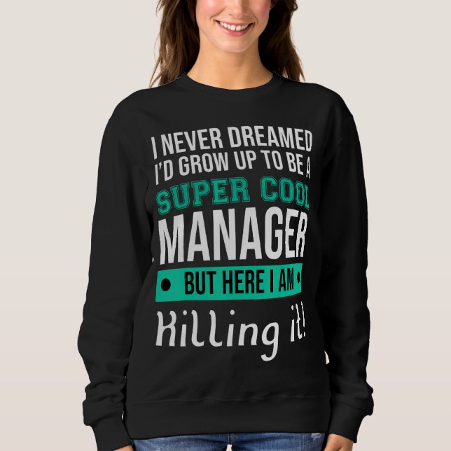 Manager Chef Manager T Shirt (Framsida)