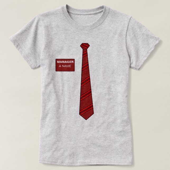 Manager Necktie Shirt Tröja (Design framsida)