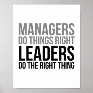 Managers Do Sak Höger Poster
