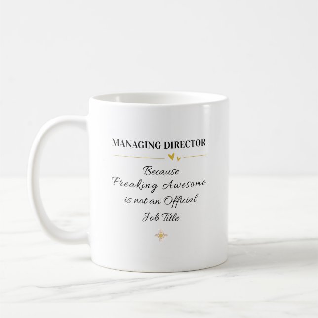 Managing Director Office Quote Kaffemugg (Vänster)