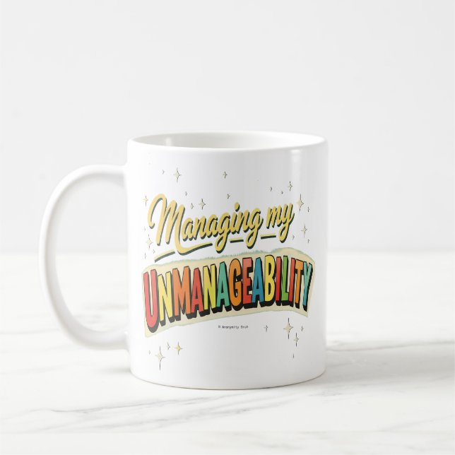 Managing my Unmanageability - Mug Kaffemugg (Vänster)