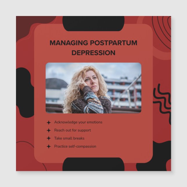 Managing Postpartum Depression Awareness Design (Framsida)