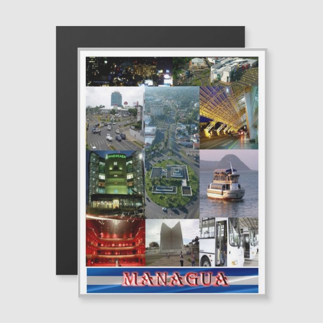 Managua - Nicaragua - Mosaic - (Fram/baksida)