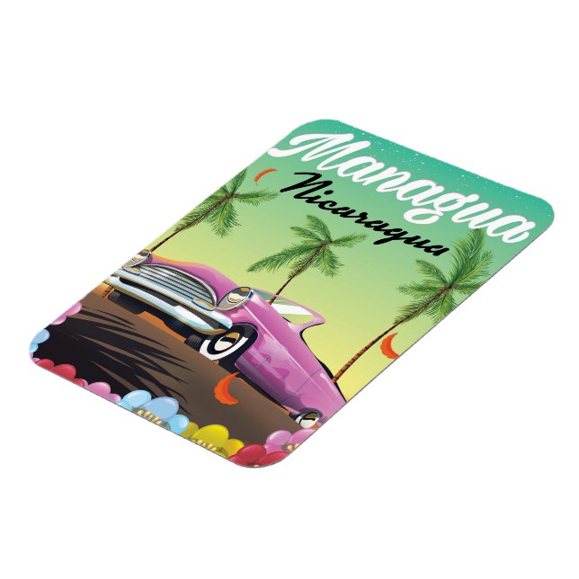 Managua - Nicaragua resebroschyr Magnet (Vänstra Sidan)