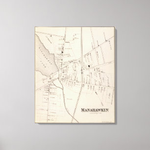 Manahawkin som är ny - jersey canvastryck