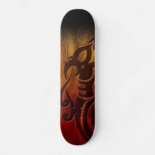 Manaia Fire Mini Skateboard Bräda 18,5 Cm (Framsida)