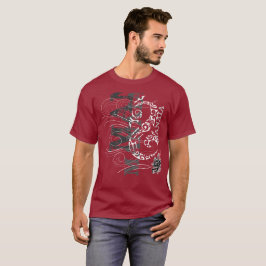 Manaia - förmyndare (röd handstil) tee shirt
