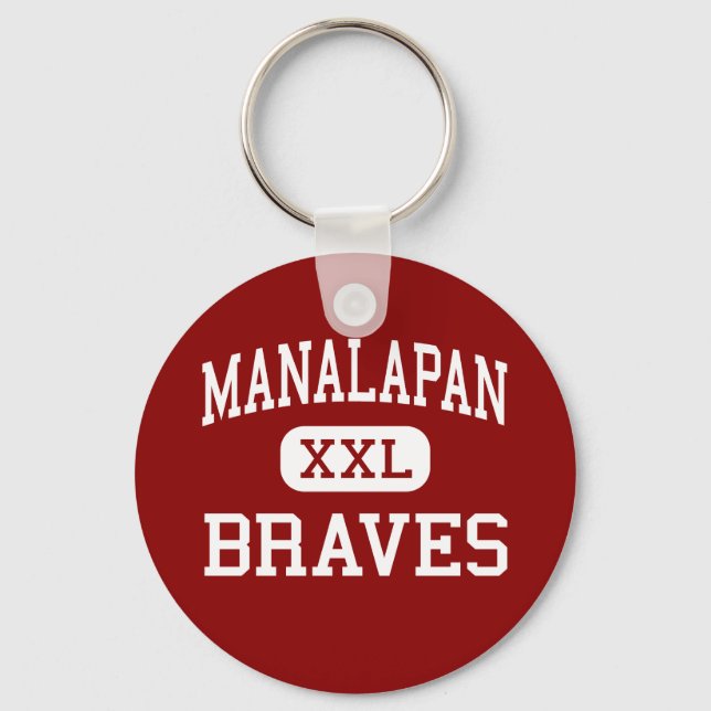 Manalapan - Braves - High - Englishtown New jersey Nyckelring (Framsida)