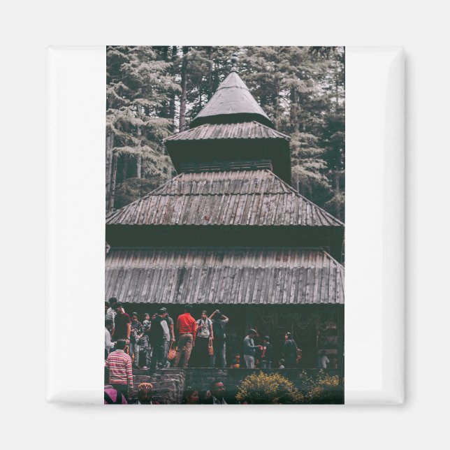 manaliska hadimba-tempel magnet (Framsidan)