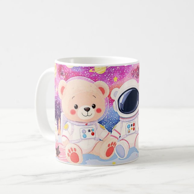 Månalupna Björnuppdrag Kaffemugg (Framsida vänster)