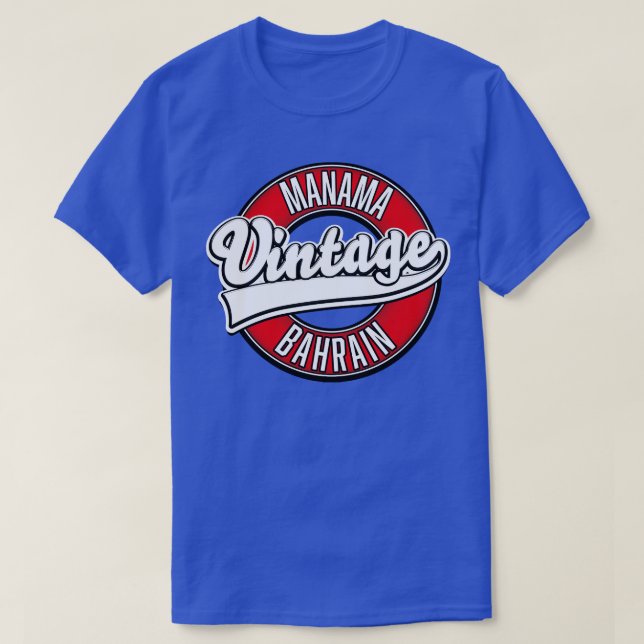 Manama Bahrain Vintage T Shirt (Design framsida)