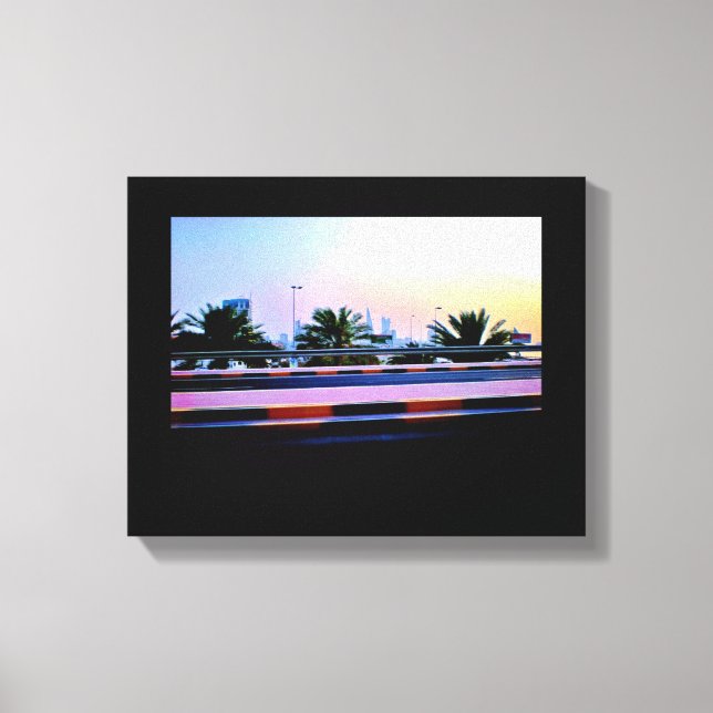 Manama Date Träd Canvastryck (Framsida)