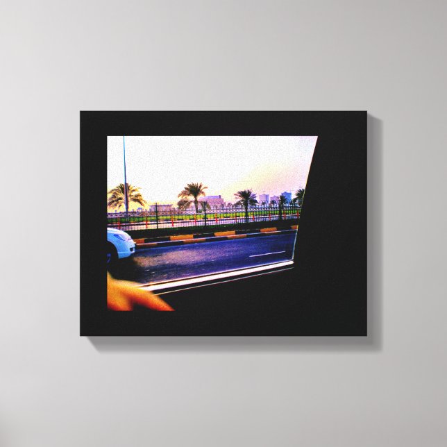 Manama Date Träd Canvastryck (Framsida)