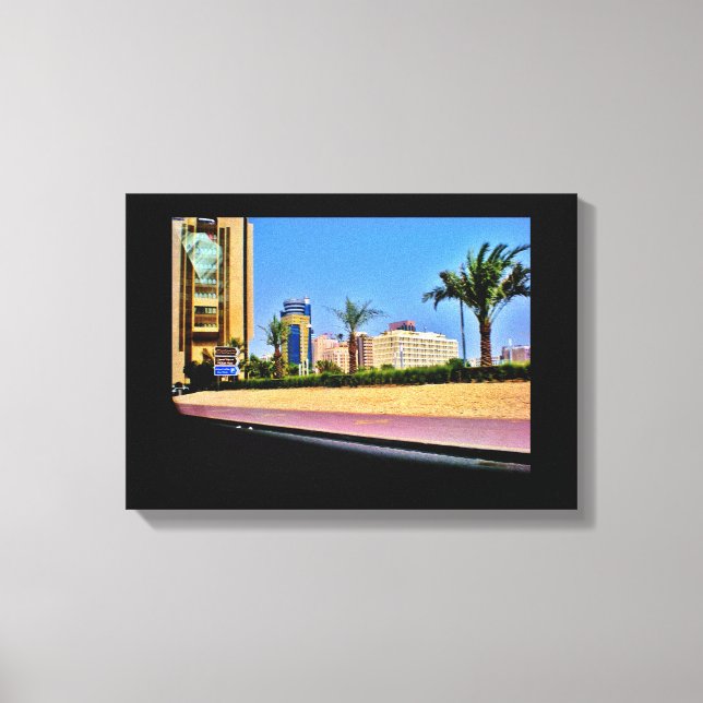 Manama Street View Canvastryck (Framsida)