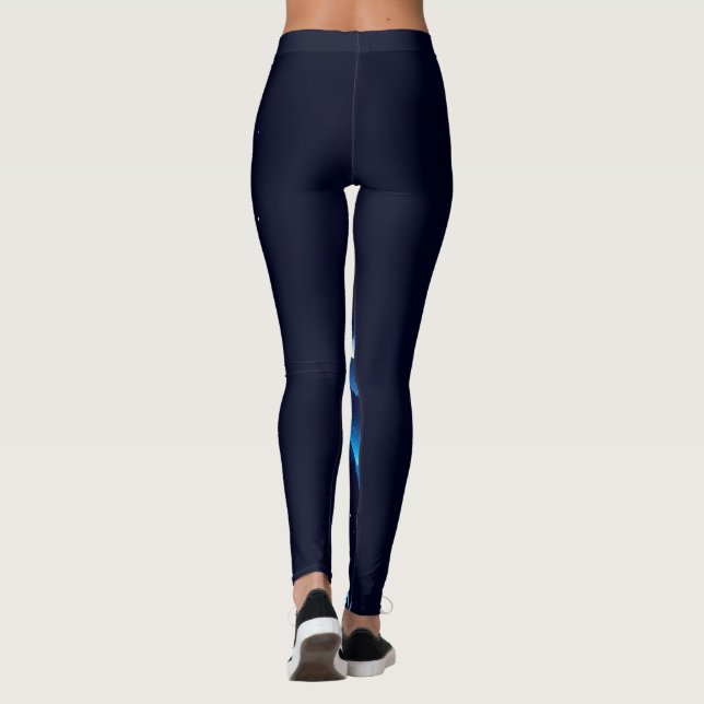 Månandlighet - Leggings med vargdesign - Tights (Baksida)