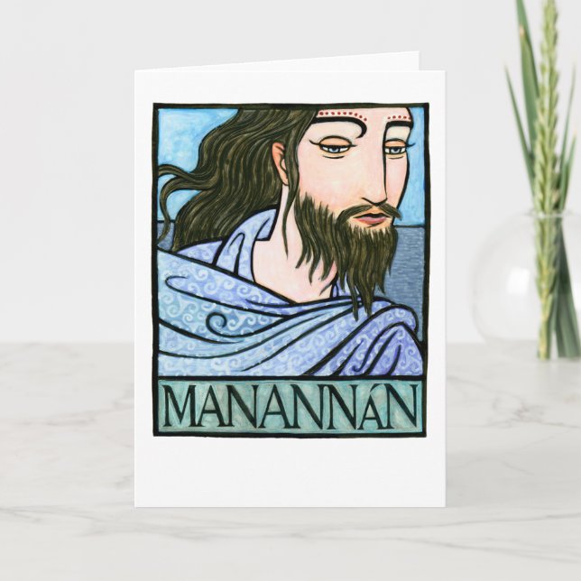 Manannán Greeting Card Kort (Framsida)