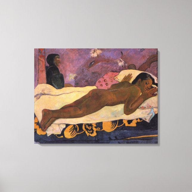 Manao Tupapau - Paul Gauguin Canvastryck (Framsida)