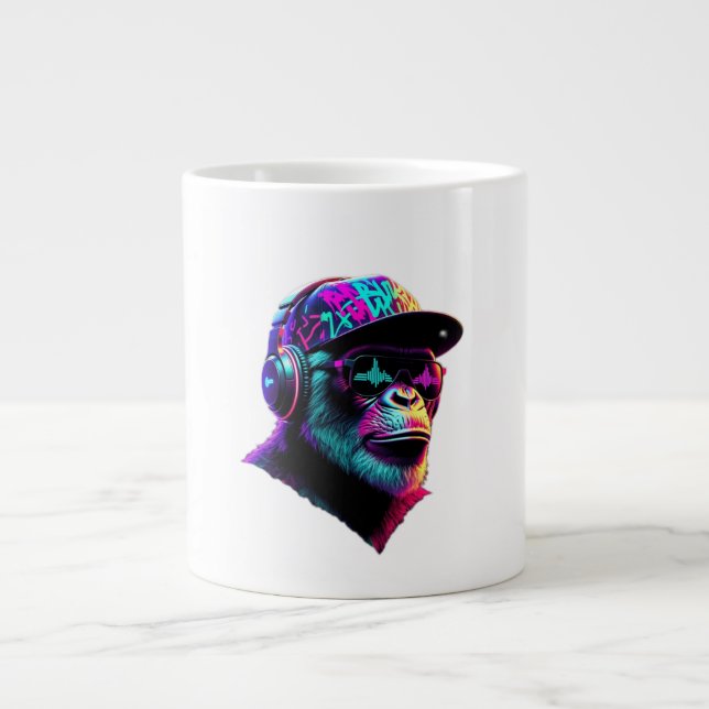 Månapa mugg jumbo mugg (Framsidan)