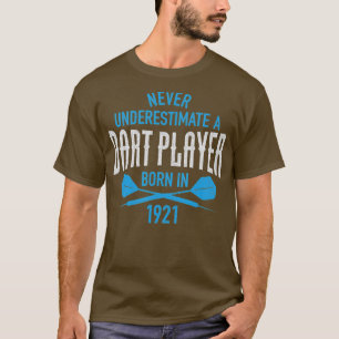Manar 100-åriga Dart Thrower Player 1921 T Shirt