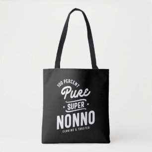 Manar 100 % ren Toppen Nonno-gåva Tygkasse
