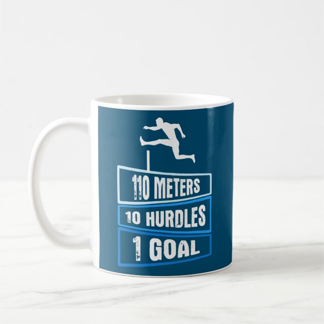 Manar 110 meter 10 Hurdles 1 Mål 110 meter Kaffemugg (Vänster)