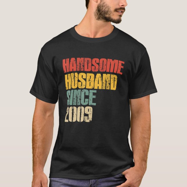 Manar 14:e Bröllop-årsdagen för HUS Handsome Hus T Shirt (Framsida)