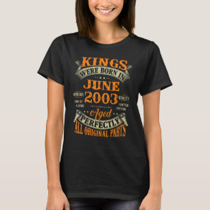 Manar 19:e födelsedagen för Kung, född i juni 2003 T Shirt