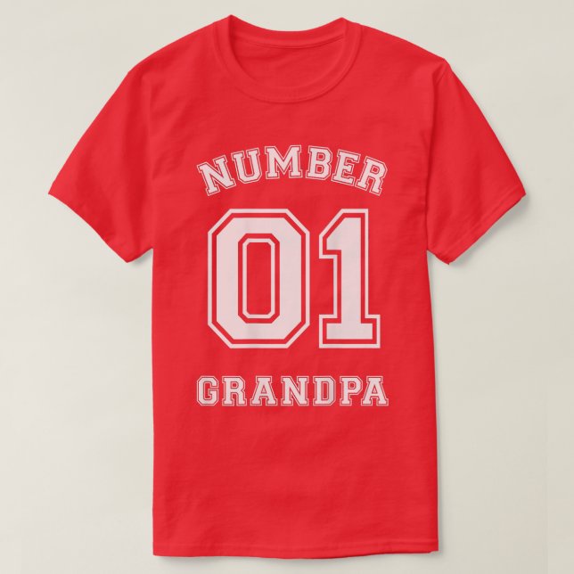 Manar 1 GRANDPA Sports Jersey Stil T Shirt (Design framsida)