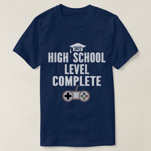Manar 2022 Grad High School Level Complete Senior  T Shirt (Design framsida)