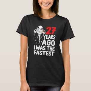 Manar 27:e födelsedagstidningen Gag Dress för 27 å T Shirt