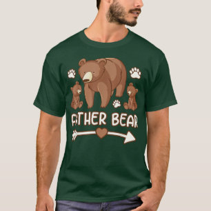 manar 2-unge-skjortor, pappa-björnskjorta för tjoc t shirt