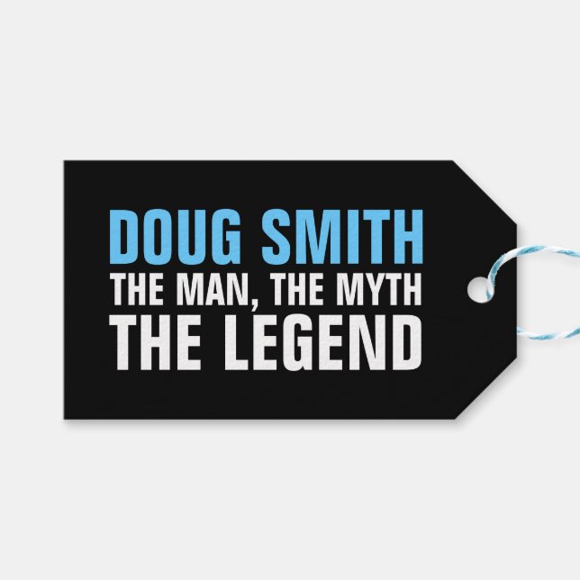 Manar 30:e/40:e/50:e/60:e Födelsedagsfestens Märkr Presentetikett (Framsidan (Horisontell))