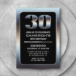 Manar 30års födelsedag inbjudan