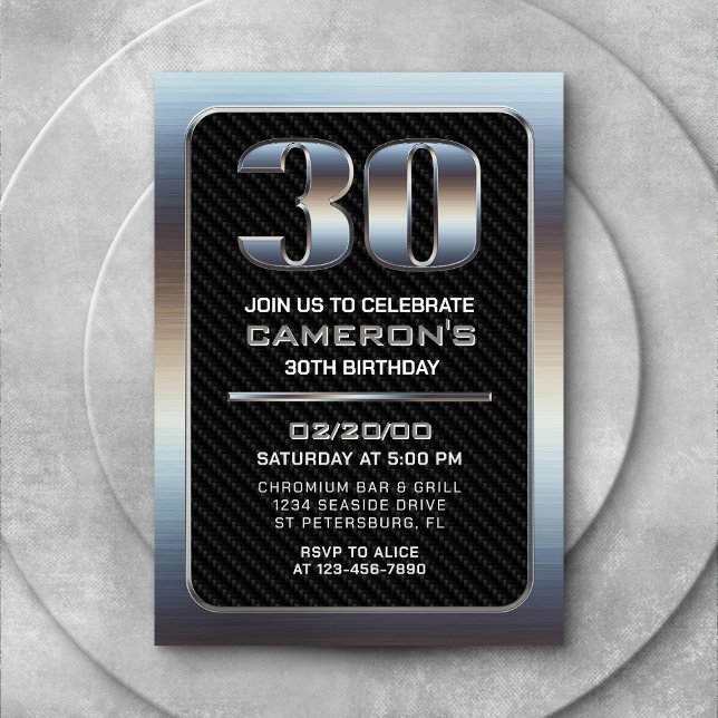 Manar 30års födelsedag inbjudan (Skapare uppladdad)