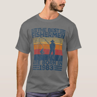 Manar 39 ÅRS GAMLA FISKARE FISKE 39:e födelsedagen T Shirt