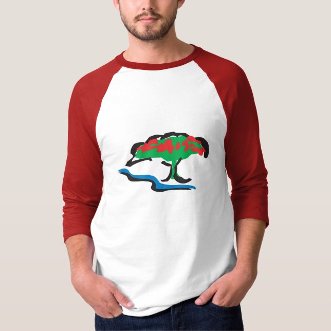 Manar 3/4 sleeve t-shirt (Framsida)