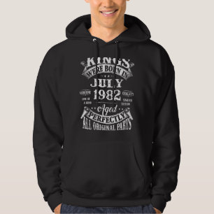 Manar 40:e födelsedagen för Kung född i juli 1982 Hoodie