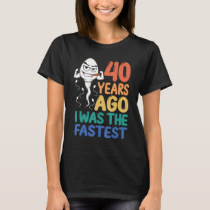 Manar 40: e födelsedagstidningen Gag Dress för 40 T Shirt